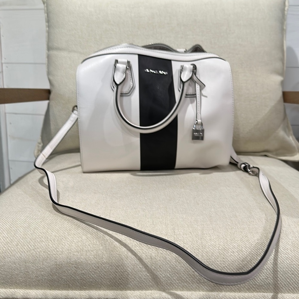 Brand new cream and black Michael Kors purse